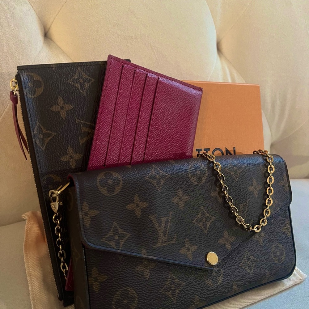 Louis Vuitton Felicie monogramm Crossbody Bag - Picture 4 of 6